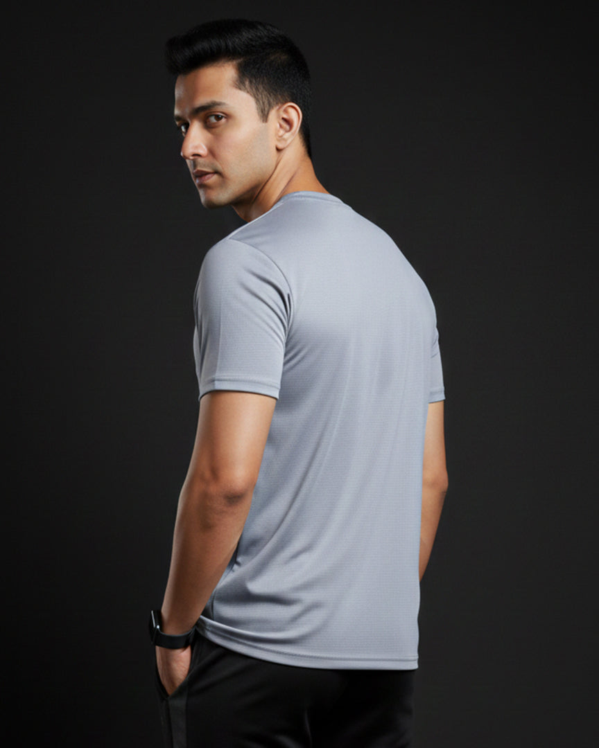 Light Grey Men's Performance Active Tee