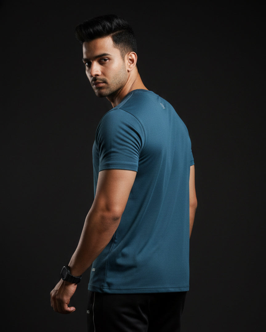 Teal Men's Performance Active Tee