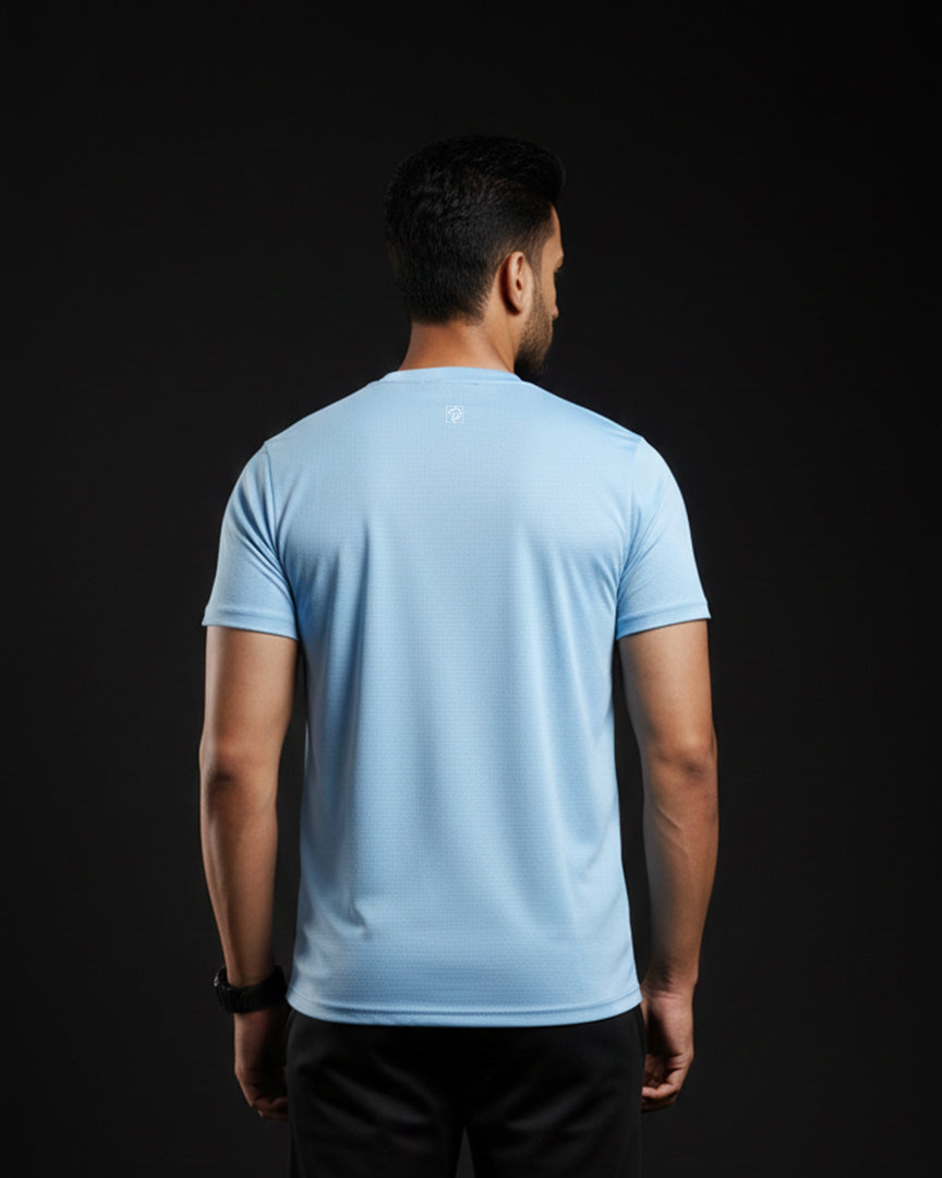 Sky Blue Men's Performance Active Tee