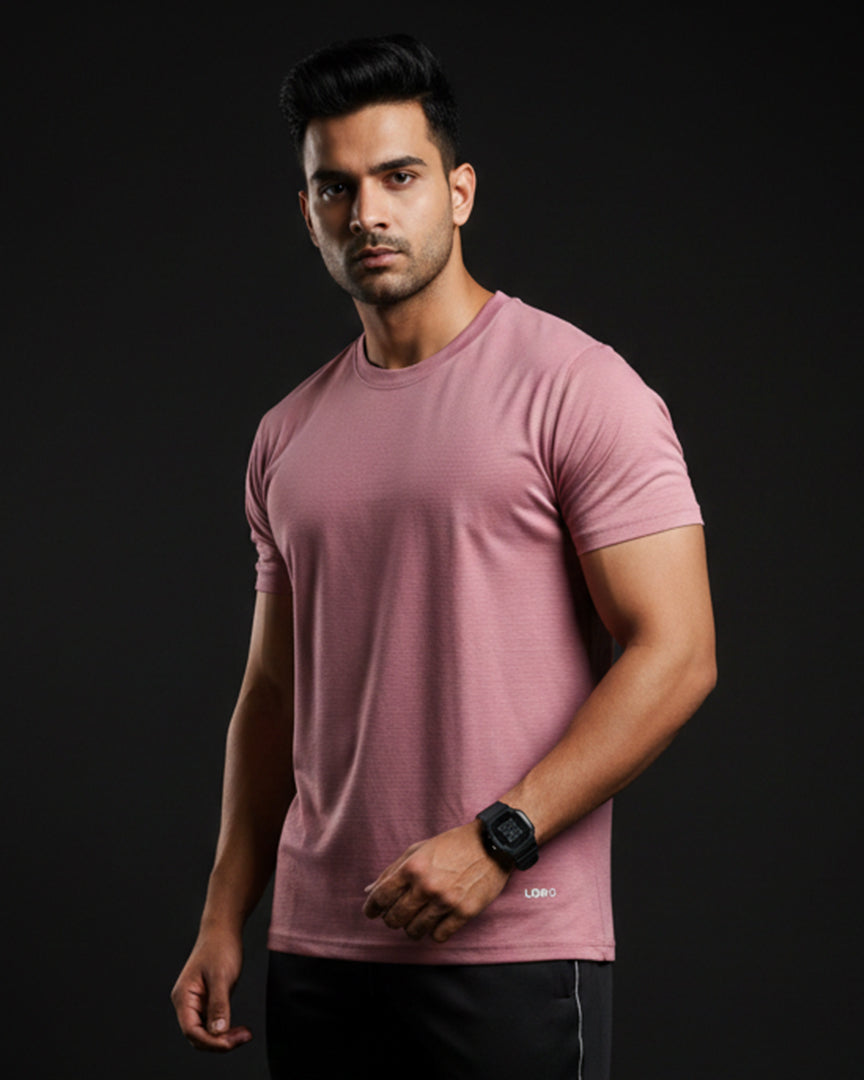Dusty Pink Men's Performance Active Tee