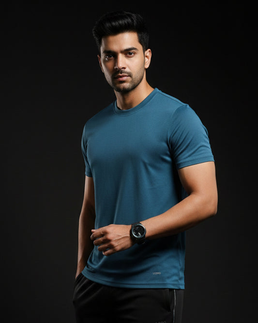Teal Men's Performance Active Tee